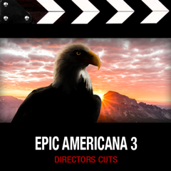 Album art for the SCORE album EPIC AMERICANA 3 by ADAM MICHAEL SCHIFF.