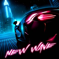 Album art for the POP album NEW WAVE by BLUES  SARACENO.