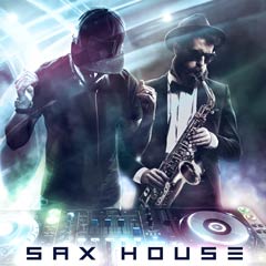 Album art for the EDM album SAX HOUSE by HUXLEY WARE.
