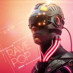 Album art for the EDM album RAVE POP by EINAR  ERLANDER.