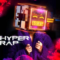 Album art for the HIP HOP album HYPER RAP by NICHOLAS PATRICK KINGSLEY.