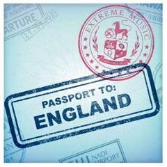 Album art for the FOLK album PASSPORT TO ENGLAND by BOB  ROBERTS.