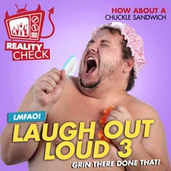 Album art for the REALITY album LAUGH OUT LOUD 3 by ANDREW BRICK JOHNSON.