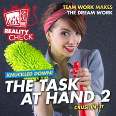 Album art for the REALITY album TASK AT HAND 2 by ANDREW BRICK JOHNSON.