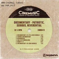 Album art for the EASY LISTENING album Documentary - Patriotic, Serious, Reverential