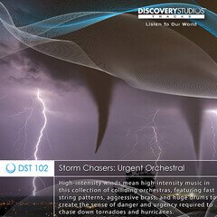 Album art for the SCORE album STORM CHASERS: URGENT ORCHESTRAL