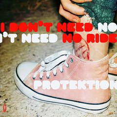 Album art for the POP album I DON'T NEED NO RIDE by PROTEKTION
