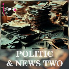 Album art for the EDM album POLITICS & NEWS TWO