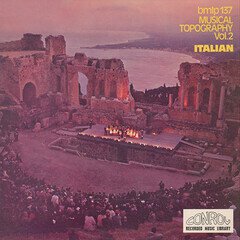 Album art for the WORLD album Musical Topography (VOL. 2) Italian