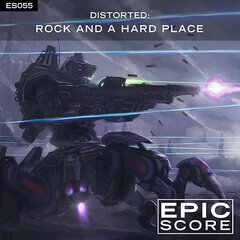 Album art for the ROCK album Distorted: Rock and a Hard Place