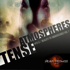 Album art for the EDM album Tense Atmospheres - Reality TV Underscores Vol 1