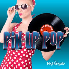 Album art for the ELECTRONICA album Pin-Up Pop - featuring Salme Dahlstrom