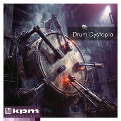 Album art for the SCORE album DRUM DYSTOPIA