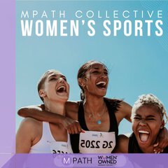 Album art for the SCORE album WOMEN'S SPORTS: MPATH COLLECTIVE - FEMALE SPORTS COMPOSERS