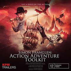 Album art for the SCORE album Simon Franglen: Action Adventure Toolkit