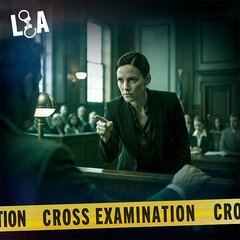 Album art for the SCORE album CROSS EXAMINATION