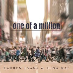 Album art for the POP album ONE OF A MILLION by LAUREN EVANS & DINA RAE