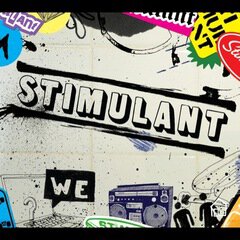 Album art for the EDM album Stimulant