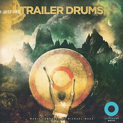 Album art for the SCORE album Trailer Drums