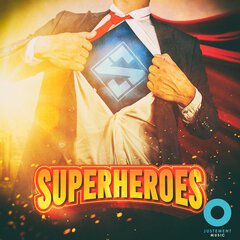 Album art for the SCORE album Super Heroes