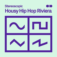 Album art for the EDM album HOUSY HIP HOP RIVIERA