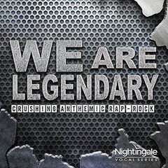 Album art for the HIP HOP album We Are Legendary - Crushing Anthemic Rap-Rock