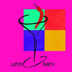 Album art for the LATIN album Latin Party