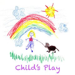 Album art for the KIDS album Child's Play