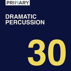 Album art for the SCORE album Dramatic Percussion