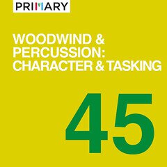 Album art for the SCORE album Woodwind & Percussion : Character &Tasking