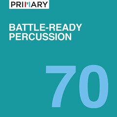 Album art for the SCORE album Battle-Ready Percussion