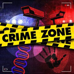 Album art for the ATMOSPHERIC album CRIME ZONE