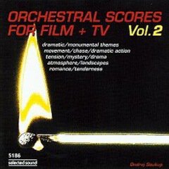 Album art for the ATMOSPHERIC album Orchestral Scores For Film - TV Vol. 2