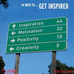Album art for the POP album 44 WAYS TO GET INSPIRED
