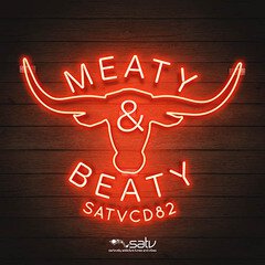 Album art for the EDM album Meaty & Beaty