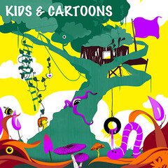 Album art for the KIDS album Kids and Cartoons