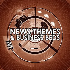 Album art for the SCORE album News Themes and Business Beds