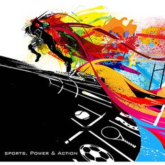 Album art for the ROCK album Sports, Power and Action