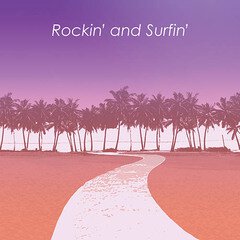 Album art for the ROCK album Rockin' and Surfin'