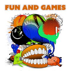 Album art for the KIDS album Fun and Games