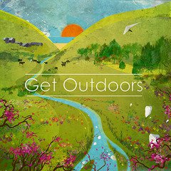 Album art for the POP album Get Outdoors