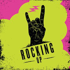 Album art for the POP album Rocking Up