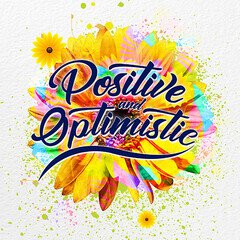 Album art for the POP album Positive and Optimistic