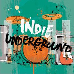 Album art for the POP album Indie Underground