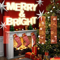 Album art for the HOLIDAY album Merry & Bright