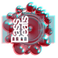 Album art for the EDM album Bass Beats