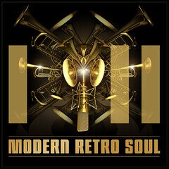 Album art for the POP album Modern Retro Soul