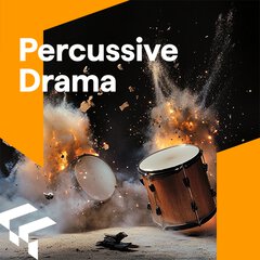Album art for the SCORE album PERCUSSIVE DRAMA