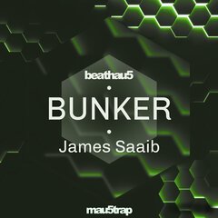 Album art for the EDM album BUNKER by JAMES SAAIB