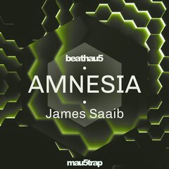 Album art for the EDM album AMNESIA by JAMES SAAIB
